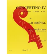 BREVAL:CONCERTINO NO.4 C-DUR CELLO AND PIANO