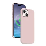 shumee Crong barvni ovitek LUX Magnetic - iPhone 15 Plus MagSafe Case (roza)