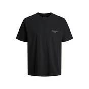 JACK & JONES Majica JORMontauk  oliva / črna / bela