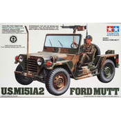 Tamiya maketa-miniatura Ameriški M151A2 Ford Mutt • maketa-miniatura 1:35 vojaška vozila • Level 3