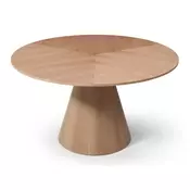 Miza Burleson 545 Hrast, 77cm, MDF plošča, Naravni furnir, Naravni furnir, MDF plošča