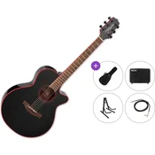 Takamine GF49CE CB Premium SET Cosmic Black Sparkle Elektroakustična jumbo