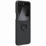 Samsung Original Silicon Case with Ring ovitek EF-PF766TBE za Galaxy Z Flip 6 / Galaxy Z Flip7 - črn