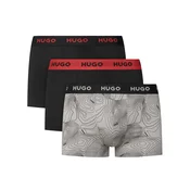 Bokserice Hugo Boss Trunk Triplet Design Black L