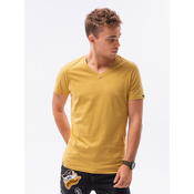 Ombre Clothing moška basic majica Oliver senf S1369