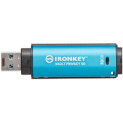 USB DISK KINGSTON IRONKEY 32GB VAULT PRIVACY 50, 3.2 Gen1, kovinski, strojna zaščita