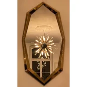 Casa Padrino luxury designer mirror gold 81 x H. 157 cm - Octagonal metal wall mirror - Wardrobe mirror - Living room mirror - Luxury designer furniture - Luxury interior