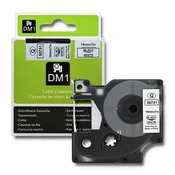 Qoltec trak za DYMO D1 45803, 45808 | 19 mm x 7 m | bel/črn tisk