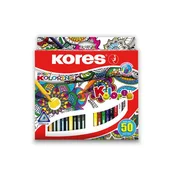 Kores Trikotni tristranski, komplet pevcev, 50 barv