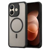 Hibridni ovitek HaloFrost II MagSafe za Xiaomi Redmi Note 17 Pro 5G - black