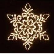 Multistore.si LED snežinka 80 x 80 cm, toplo bela, zunanja