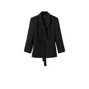 MANGO Blazer IGUANA črna