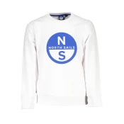 NORTH SAILS WHITE SWEATSHIRT WITHOUT ZIP