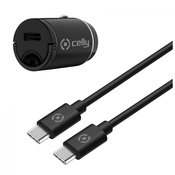 CELLY Auto punjac 20w PD USB-C + Kabl
