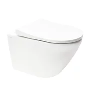7041-003-6285 Vitra Integra viseča brezrobna WC školjka z WC desko s počasnim zapiranjem