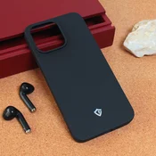 TERACELL Maska za telefon iPhone 15 Pro Max 6.7, Silikonska, Crna