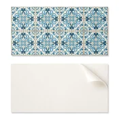 shumee Paket samolepilnih PVC ploščic, simetrični rastlinski vzorec, 6x60x30 cm