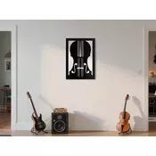 Wallity Dekorativna uramljena slika, 47.5x68cm, Crna