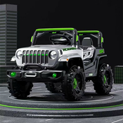 Mamido Avto na akumulator Terrain 4x4 siv