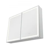 VEVOR Medicinska omarica 60x80 cm ogledalo LED stenska montaža zatemnitev shranjevanje
