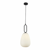 Searchlight 43581-1BK - Luster na sajli ELIXIR 1xE27/60W/230V bela