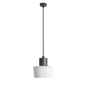 FARO 74427C-04 | Muffin Faro visilice svjetiljka 1x E27 IP44 tamno siva, opal