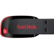 SanDisk 128GB Cruzer Blade USB-A 2.0 USB ključ (rdeč)