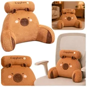 Oparcie Fotel Podparcie Pod Plecy Na Fotel Łóżko Kapibara Bršzowy 60 x40 cm