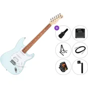 PSD Guitars STC-100-HSS Premium SET Blue Električna kitara