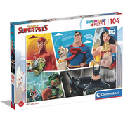 Clementoni - Puzzle DC Liga Super-Pets - 100 kosov