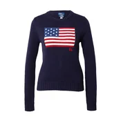 Polo Ralph Lauren Pulover modra/mornarska/rdeča/bela