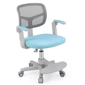 Northix Otroški pisarniški stol, nastavljiva višina 41-52 cm, moder