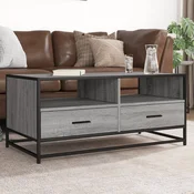 Stolic za kavu siva boja hasta 100x50x45 cm od drva i metala