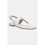MICHAEL Michael Kors sandali z ravnim podplatom ženski usnjeni Marcia Thong Sandal