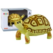 slomart Figurica želva LEAN TOYS, svetlo rumena-rjawa