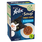 24 + 6 gratis! 30 x 48 g Felix Soup - Filet: Raznolikost okusa mora