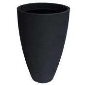 ProGarden Cvetlični lonec z rebri 45 x 69 cm, antracit