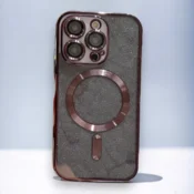 Infostyle Silikonski ovitek Glitter - MagSafe za iPhone 12 Pro Max Črna/TPU silikon