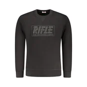 RIFLE MEN'S BLACK ZIP-UP SWEATSHIRT