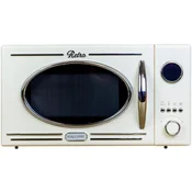 Mikrovalovna pečica žar retro mikrovalovna pečica 1150 W 20 l smetana mikrovalovna pečica