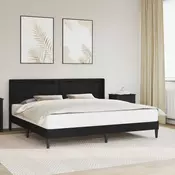 Krevetna konstrukcija Crna 180 x 200 cm Umjetna koža