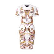 Versace Jeans Couture Obleka ACTIVE rumena/bela