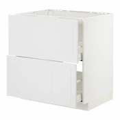 METOD / MAXIMERA Pod.el.za gr.plocu/ug.asp.s fiokom, bela/Stensund bela, 80x60 cm