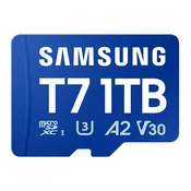 Samsung T7/Micro SDXC/1TB/UHS-I U3 / Razred 10/Modra MB-MB1T0T/WW