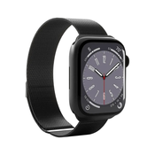 Puro Remen za Apple Watch 42 44 45 49 mm Milanese - crni