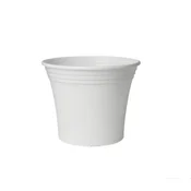 Plastični cvetlični lonček Iris BELA 43 cm