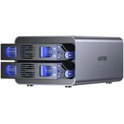 Unitek 2-bay USB-C RAID priklopna postaja za zunanji trdi disk (S1308C01-EU)
