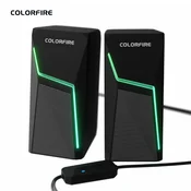 Colorfire Desktop zvucnici FS-D2201, RGB, Crni