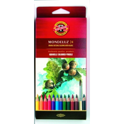 KOH-I-NOOR Mondeluz Aquarelle Coloured Pencils (24 Pieces)