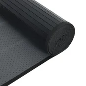 Tepih pravokutni crni 100 x 1000 cm od bambusa